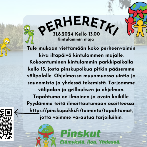 Perheretki Kintulammelle 31.8.2024. Tekstiä ja luontokuva