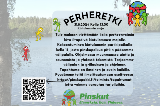 Perheretki Kintulammelle 31.8.2024. Tekstiä ja luontokuva