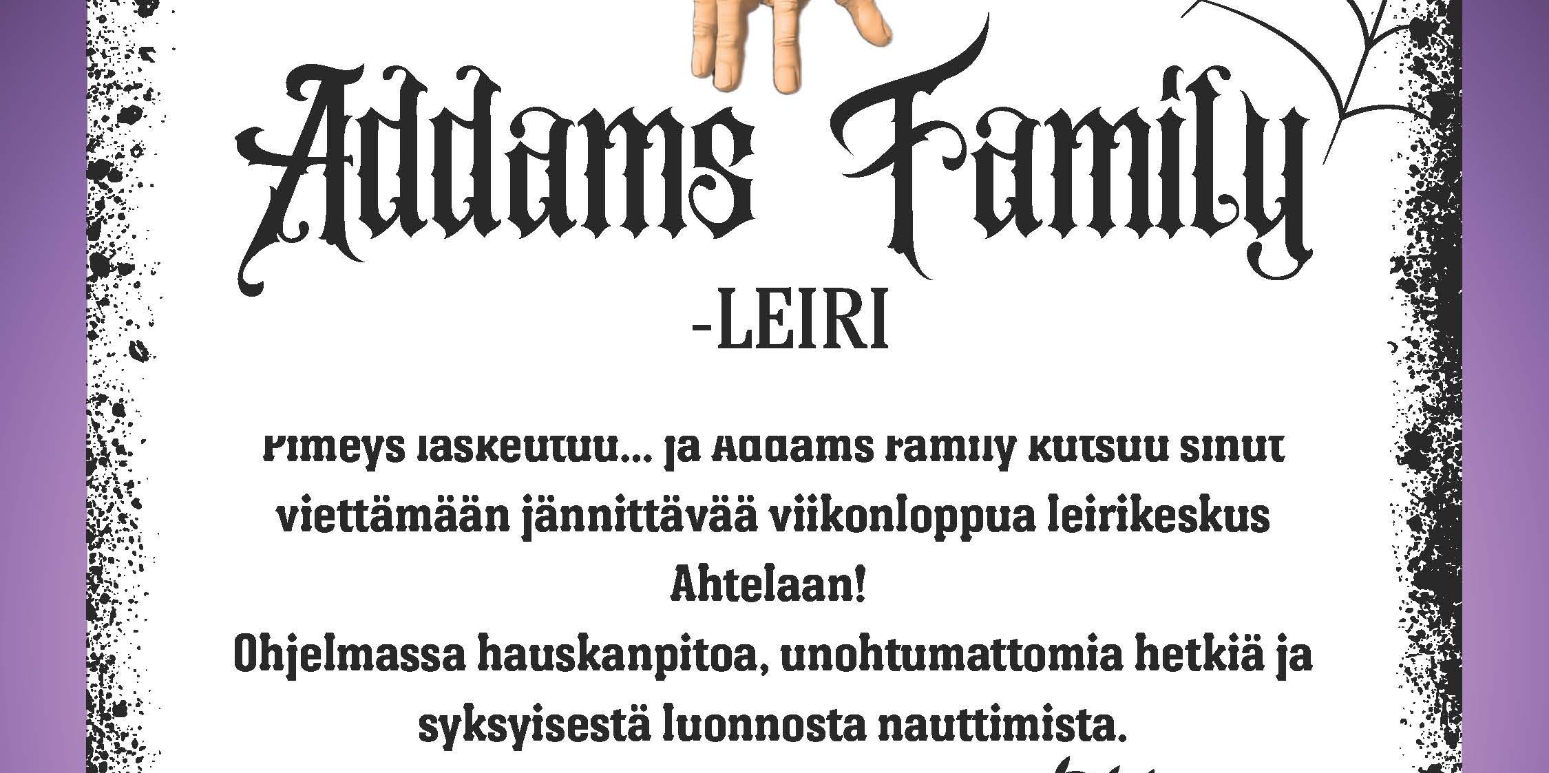 Addams famiy- leiri