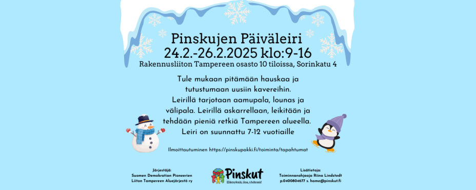 Päiväleiri 24.2.-26.2.2025