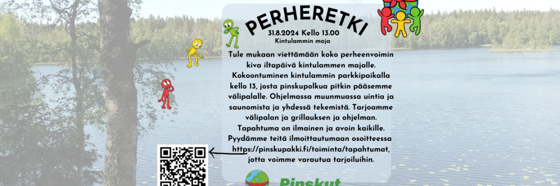 Perheretki Kintulammelle 31.8.2024. Tekstiä ja luontokuva