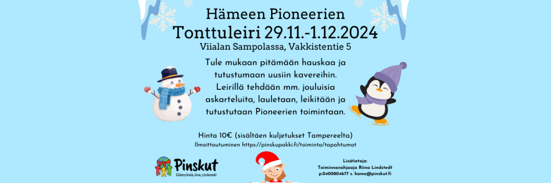 Tonttuleiri 29.11.-1.12.2024